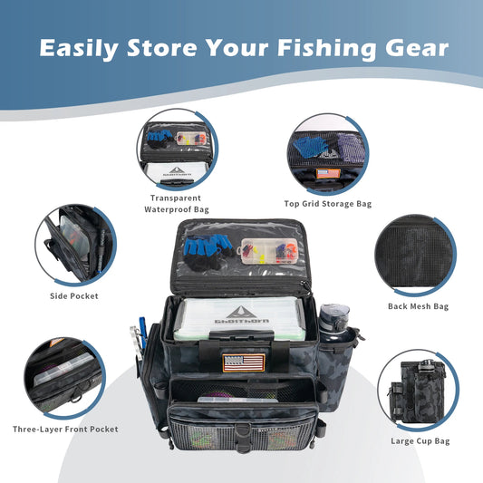 Fishing Tackle Bags Salt Water Resistant Tackle Box