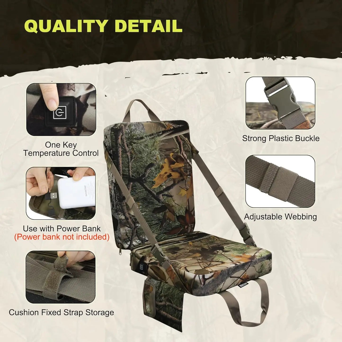 Heated Hunting Seat Cushion
