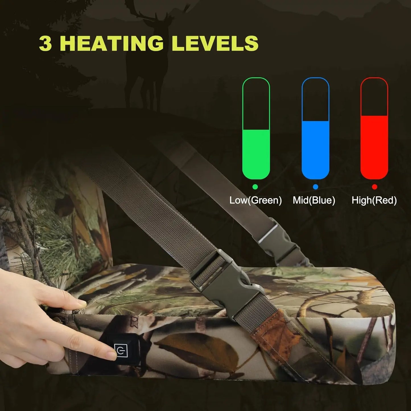 Heated Hunting Seat Cushion
